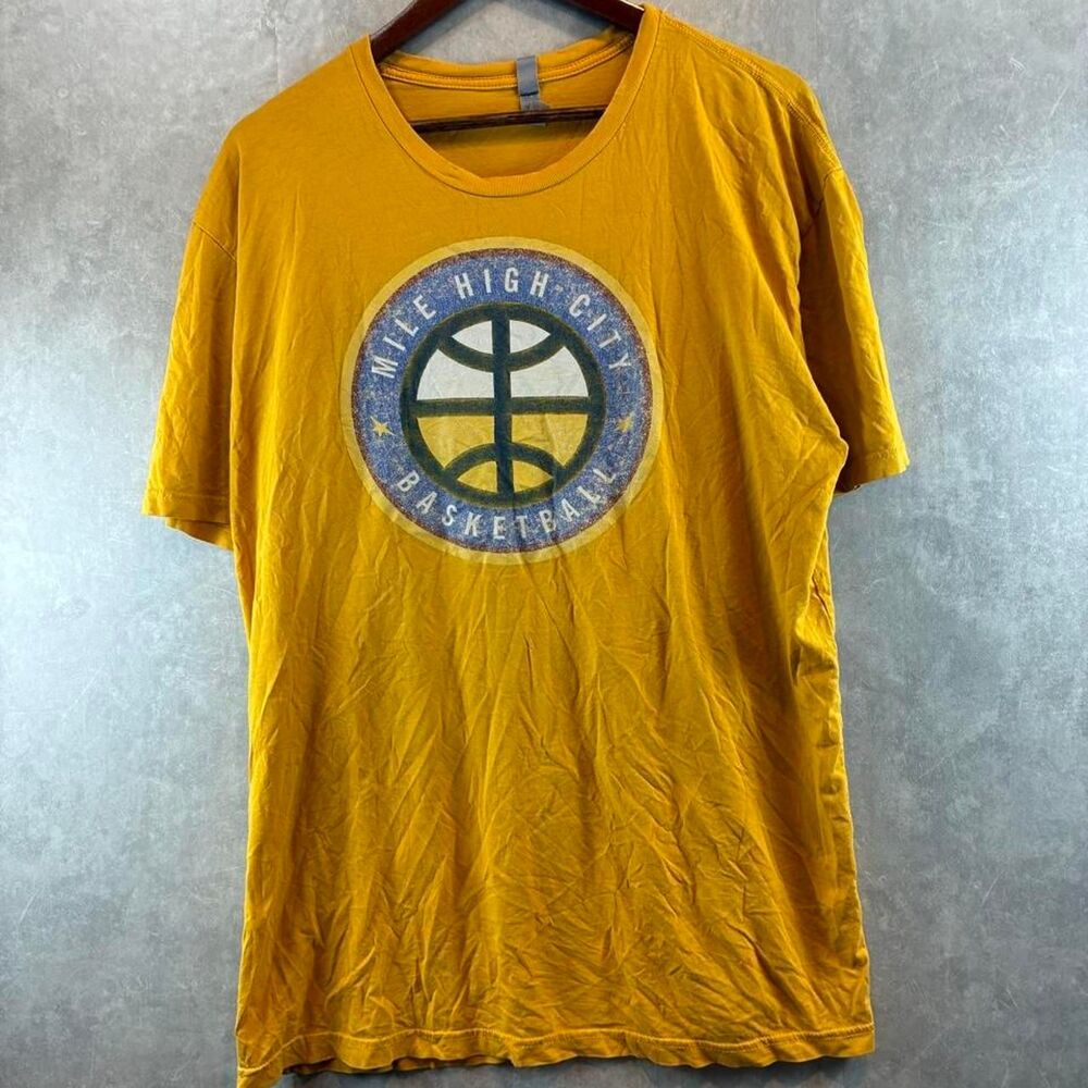 Men's Yellow and Orange T-shirt